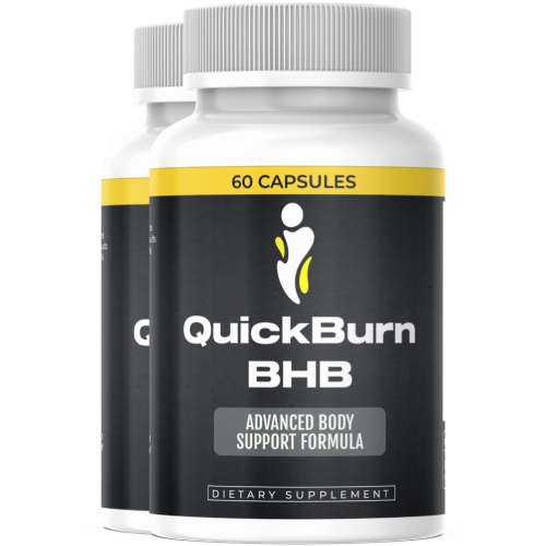 QuickBurn BHB Bottle QuickBurn BHB supplement closeup